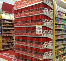 Doctor Chocolate gondola end at Masskar Hypermarket in Qatar